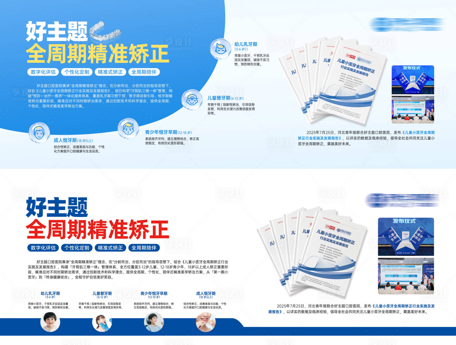 源文件下载【享设计】搜索编号：96860032926227669【全周期精准矫正展板】