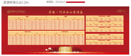 源文件下载【享设计】搜索编号：57760032860763847【地产房源表销控图展板】