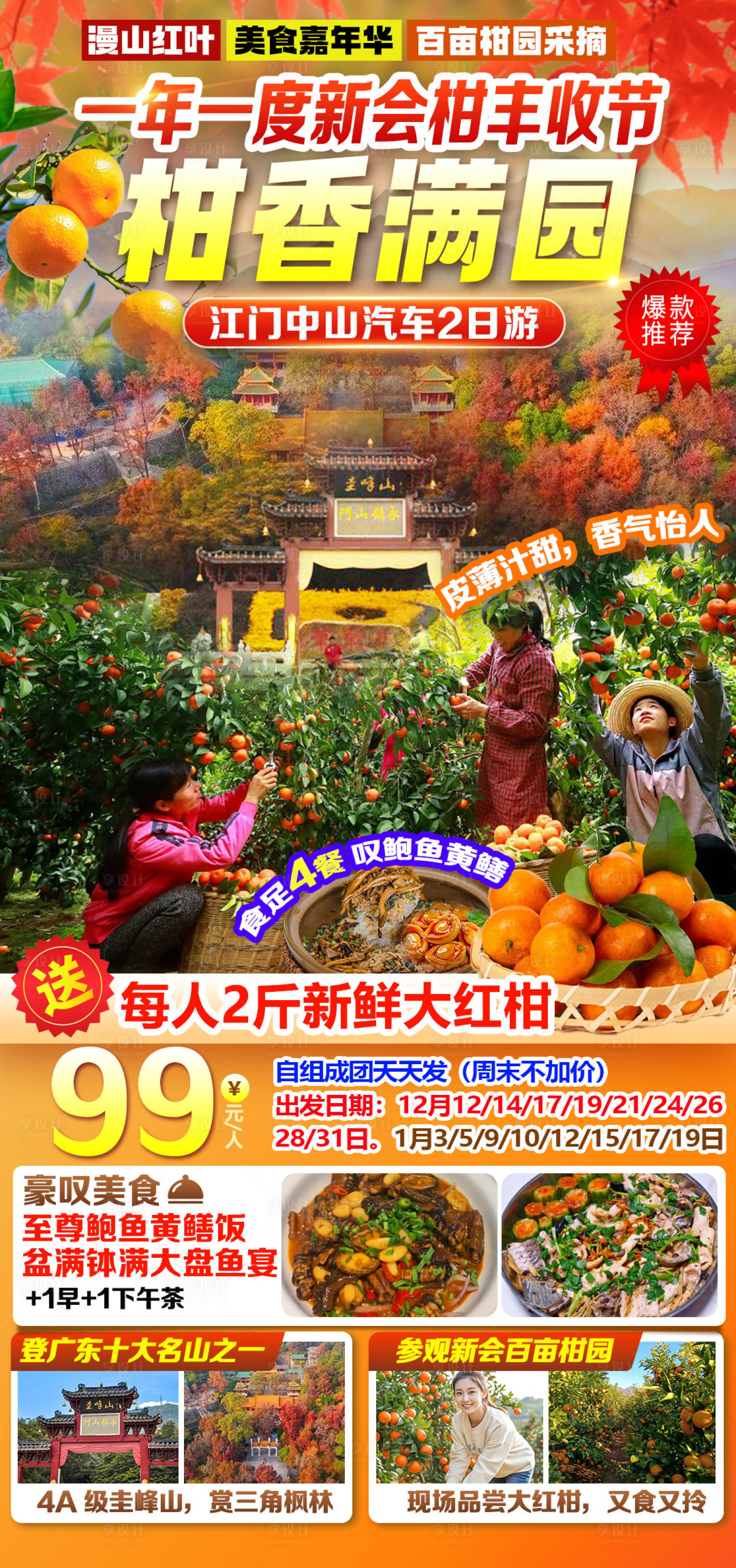 源文件下载【享设计】搜索编号：75000033274664823【中山江门新会柑橘】