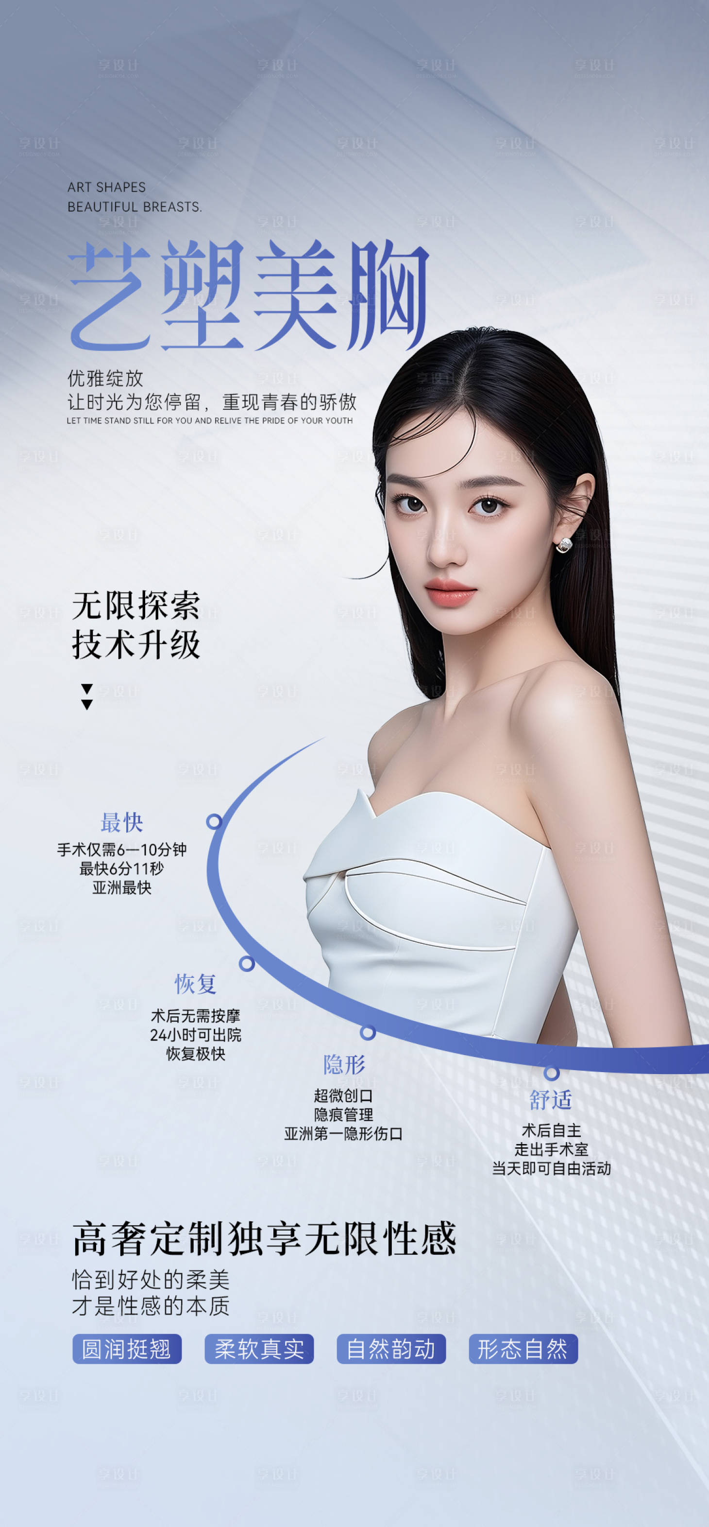源文件下載【享設(shè)計(jì)】搜索編號(hào)：54190033012294311【醫(yī)美美胸海報(bào)】