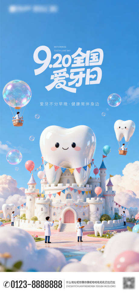 源文件下載【享設計】搜索編號：12750033179792266【920全國愛牙日海報】