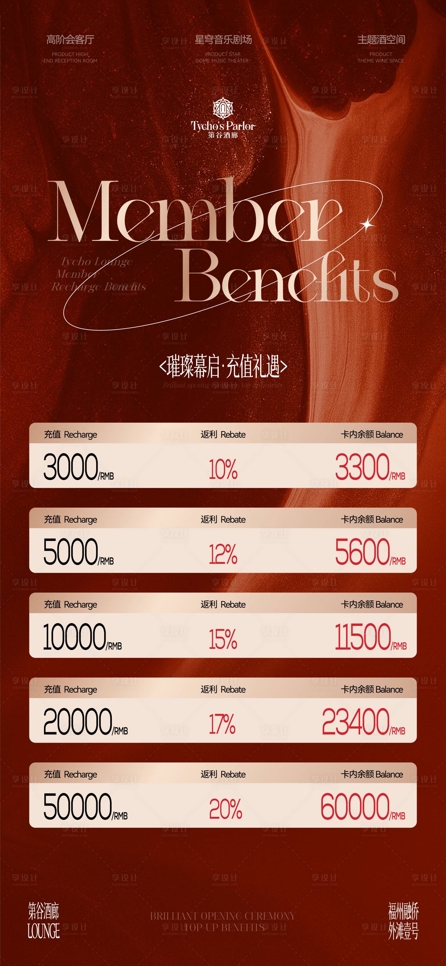 源文件下载【享设计】搜索编号：10610032910034545【酒吧充值海报】