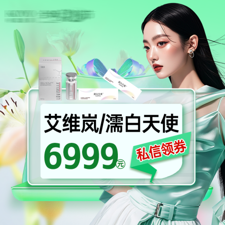 源文件下載【享設計】搜索編號：14850032831985697【醫美艾薇嵐濡白天使頭圖入口圖】