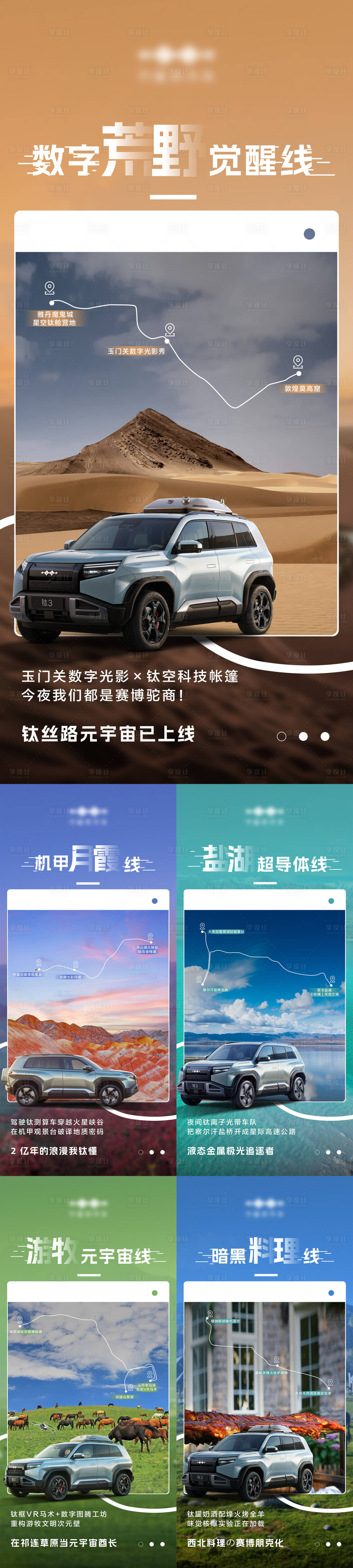 源文件下载【享设计】搜索编号：35320033054012513【汽车出游路线海报】