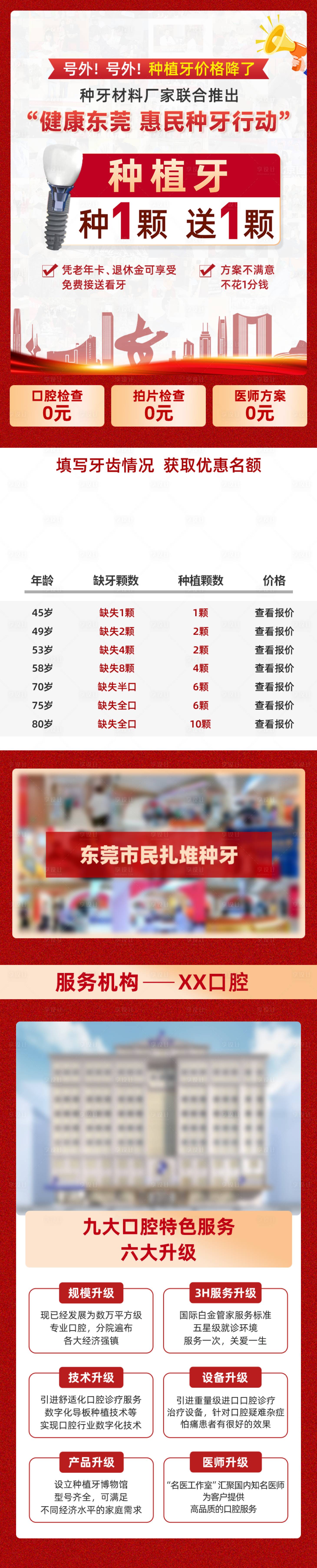 源文件下载【享设计】搜索编号：41820033298671444【健康东莞惠民种牙行动长图】