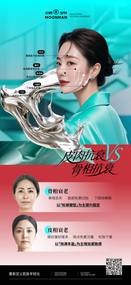 源文件下载【享设计】搜索编号：49190032844025728【皮相美VS骨相美】