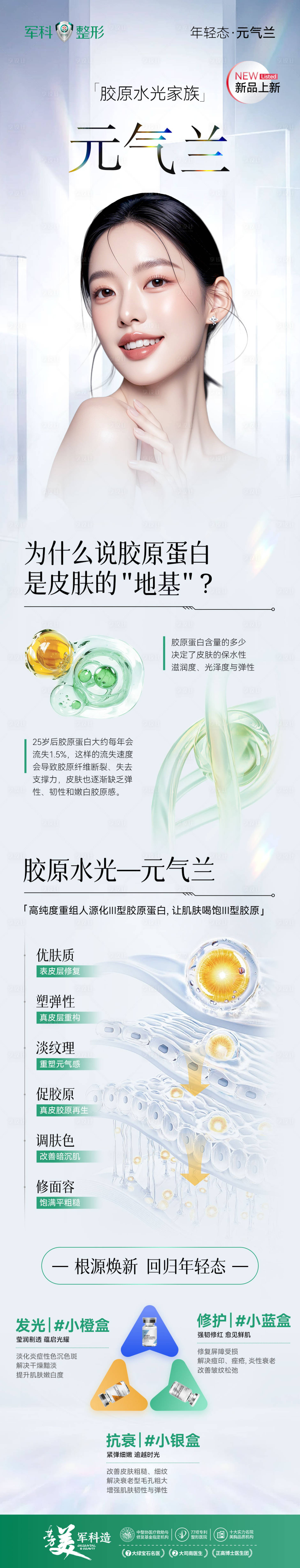 源文件下载【享设计】搜索编号：70500033272762953【元气兰长图美妆护肤品详情】