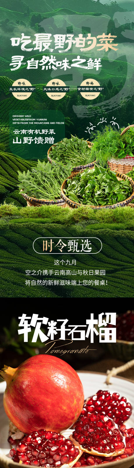 源文件下載【享設計】搜索編號：99160033052116872【野菜季水果推文長圖】