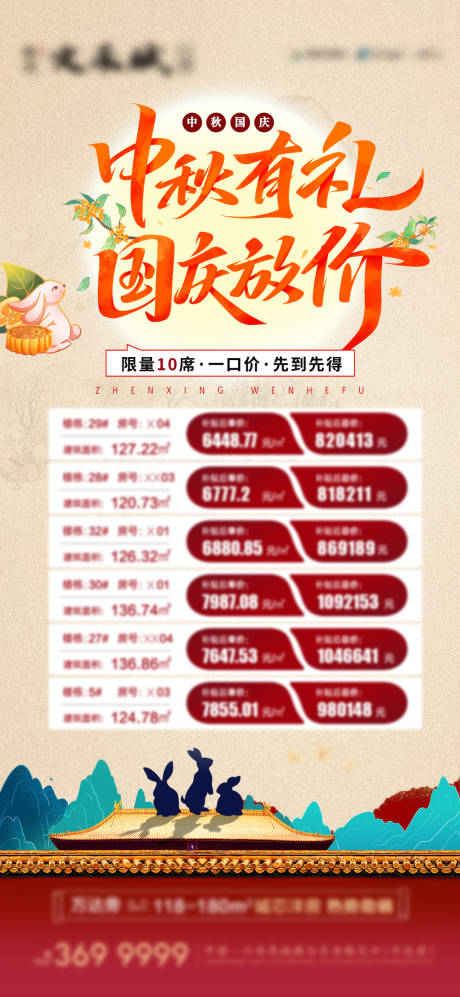 源文件下載【享設計】搜索編號：10320033179763586【地產雙節中秋國慶特惠房源單圖】