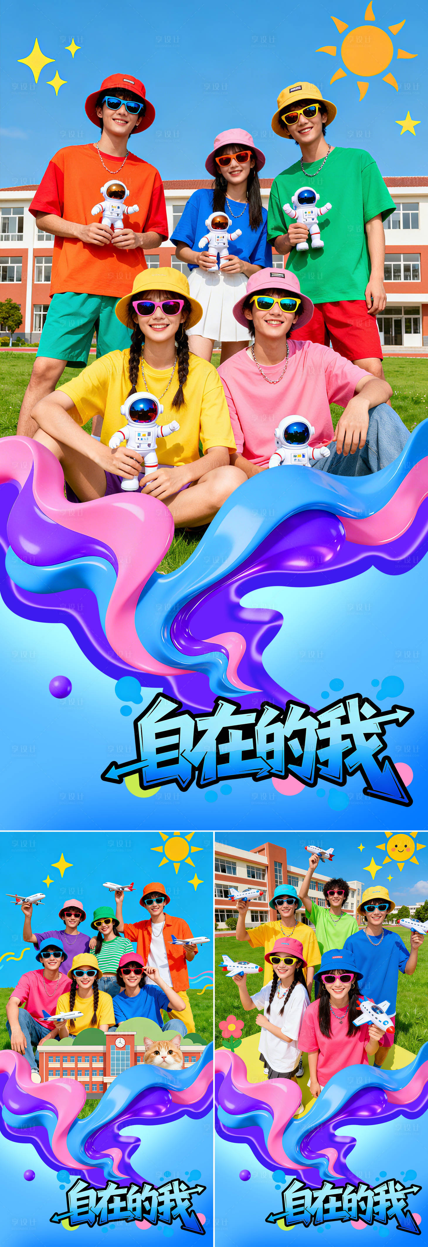 源文件下载【享设计】搜索编号：79910033260528141【发散青春自我年轻系列】