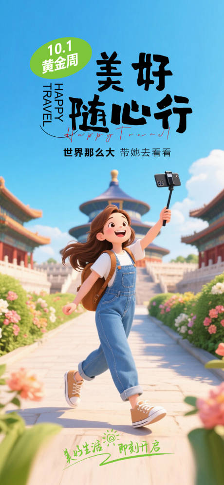 源文件下載【享設(shè)計】搜索編號：28880033199267075【小長假出游海報】
