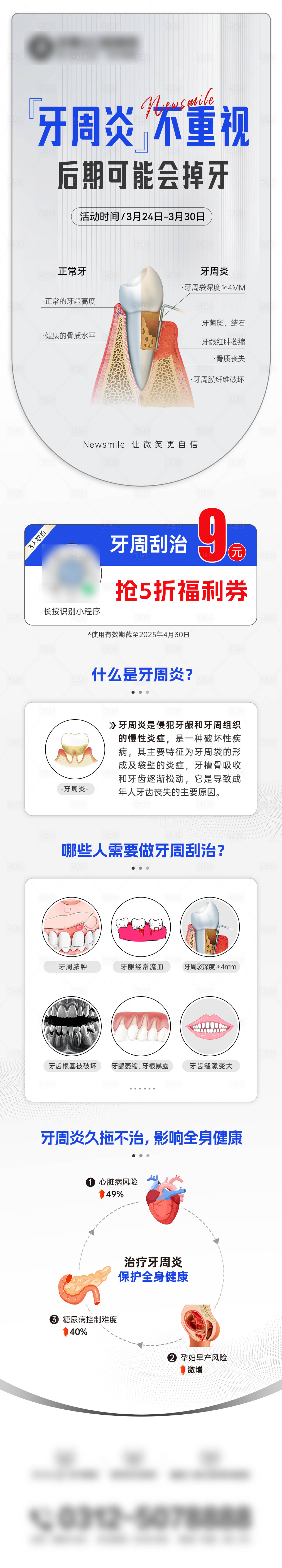 源文件下载【享设计】搜索编号：55050033158469950【牙周炎海报】