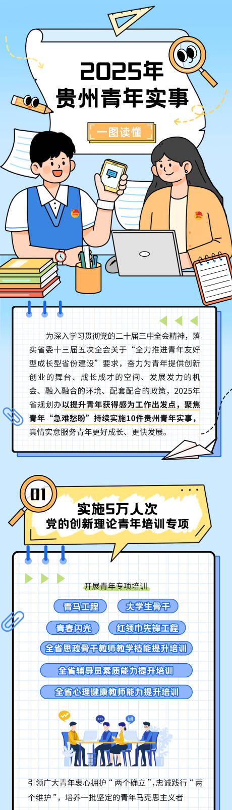 源文件下载【享设计】搜索编号：39240033154705514【青年实事一图读懂长图】