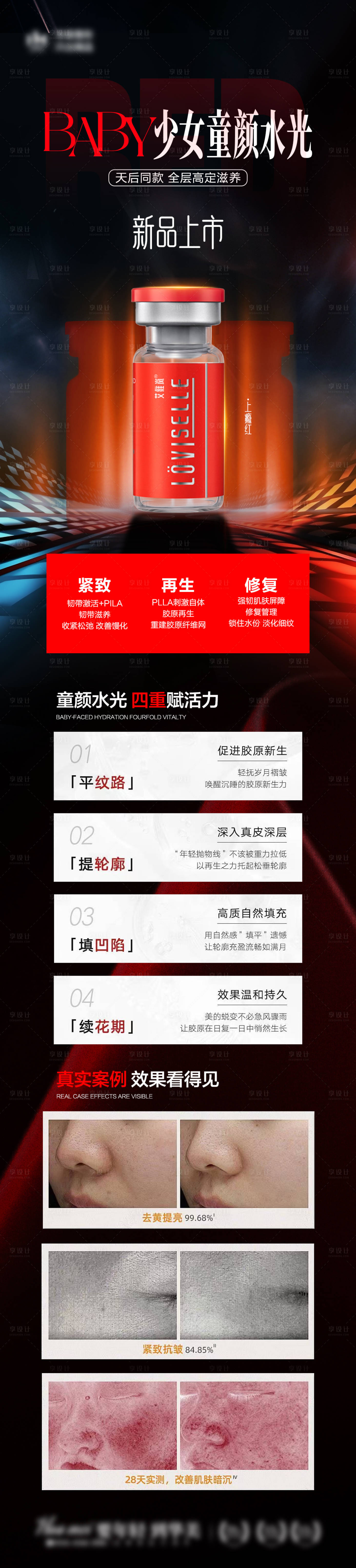 源文件下载【享设计】搜索编号：40780033337209401【艾维岚上瘾红海报】