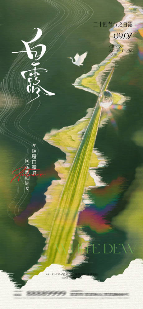 源文件下載【享設計】搜索編號：62320032986743281【白露海報】