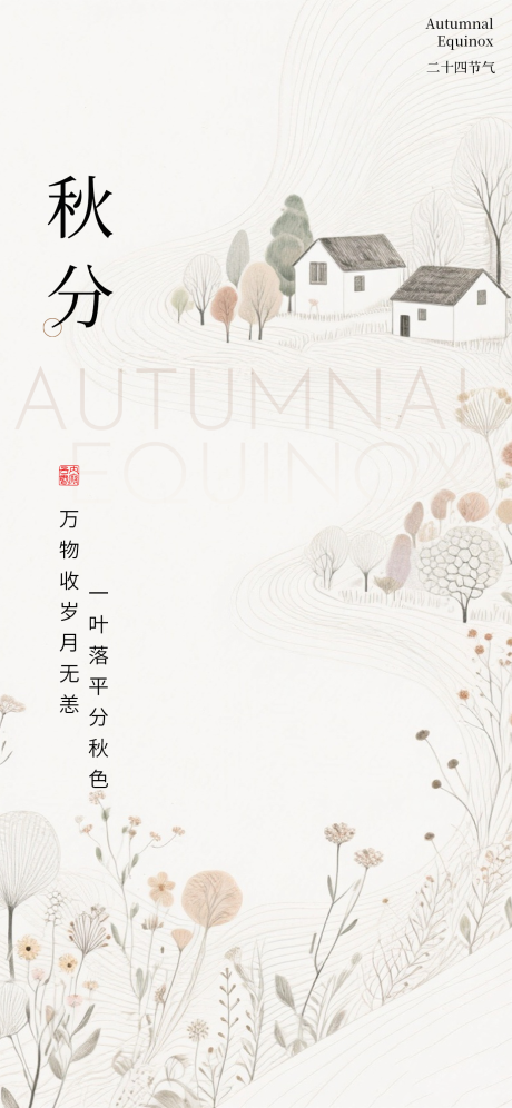 源文件下載【享設(shè)計(jì)】搜索編號(hào)：63770032997516801【秋分節(jié)氣海報(bào)】