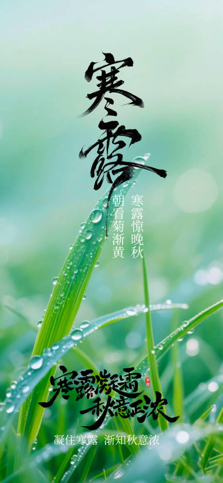 源文件下载【享设计】搜索编号：12820033322895042【寒露节气海报】