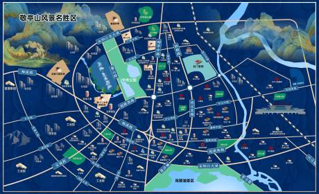 源文件下載【享設計】搜索編號：65680033048026671【地產高端區位圖地圖】