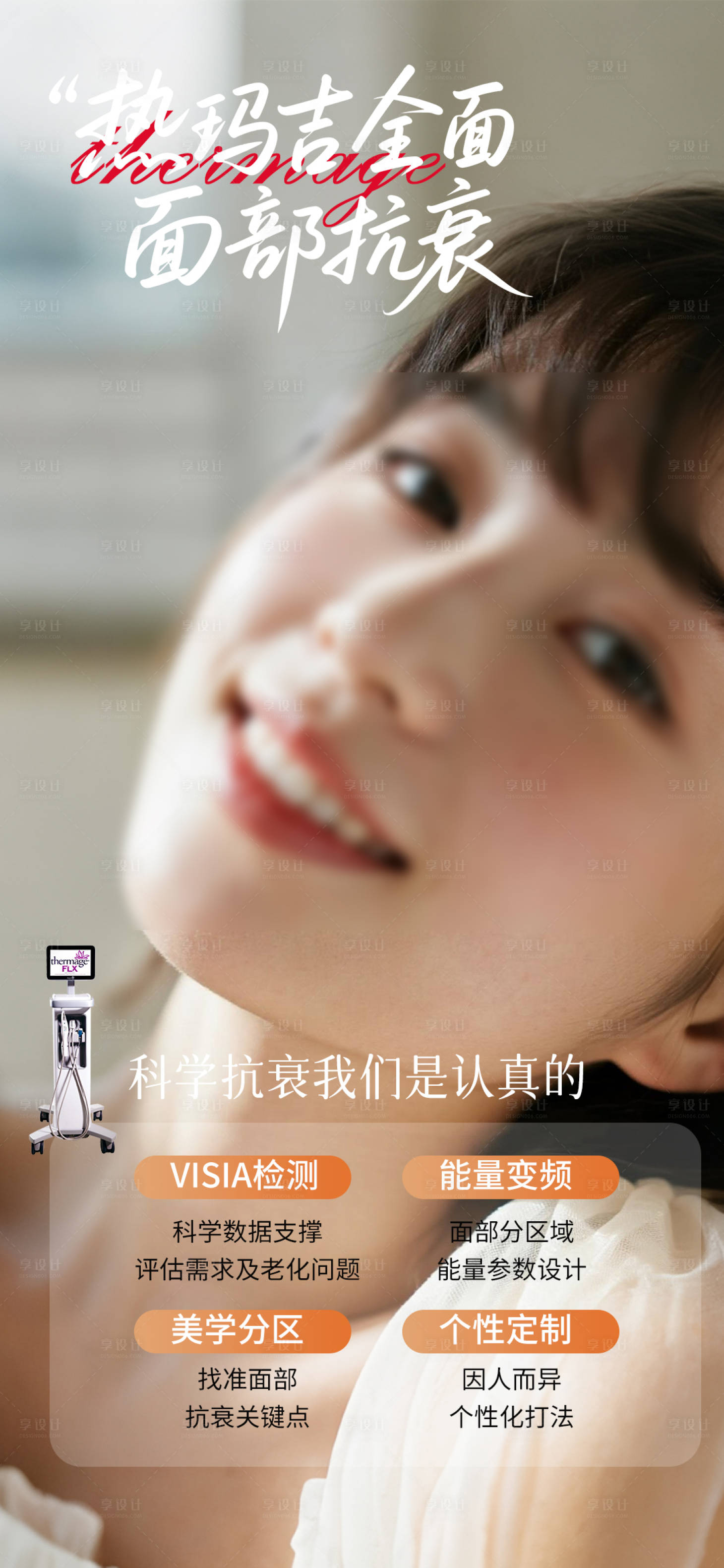 源文件下载【享设计】搜索编号：65800032869319421【医美面部热玛吉抗衰海报】