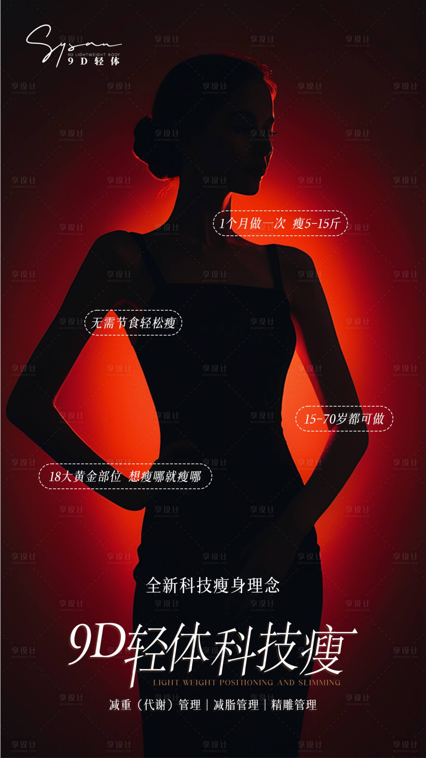 源文件下载【享设计】搜索编号：63020032941484816【瘦身海报】