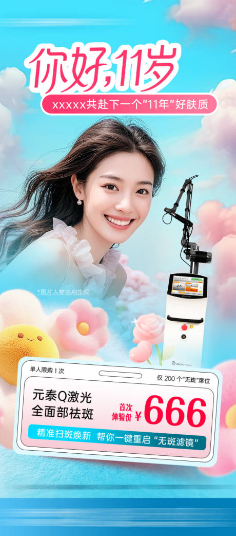 源文件下載【享設計】搜索編號：53350033110861433【醫美美白祛斑儀器活動】