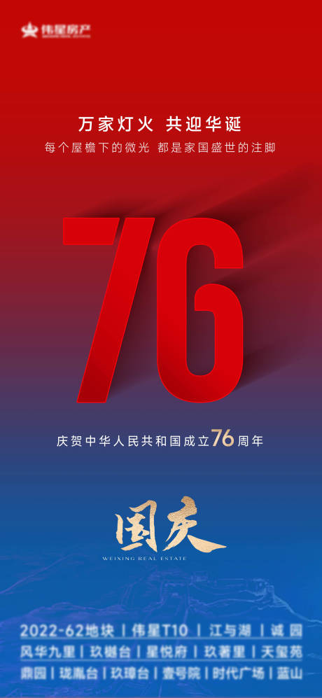 源文件下载【享设计】搜索编号：42630033146509173【地产国庆海报】