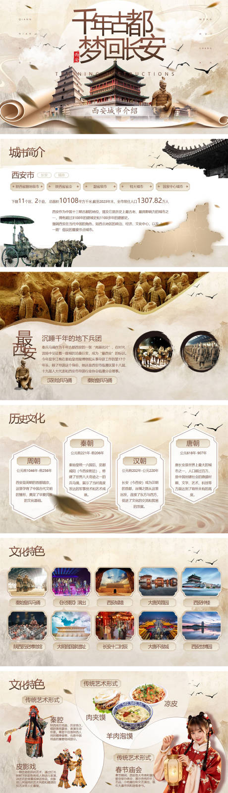 源文件下載【享設計】搜索編號：15950032966514723【西安文商旅城市推薦匯報PPT】