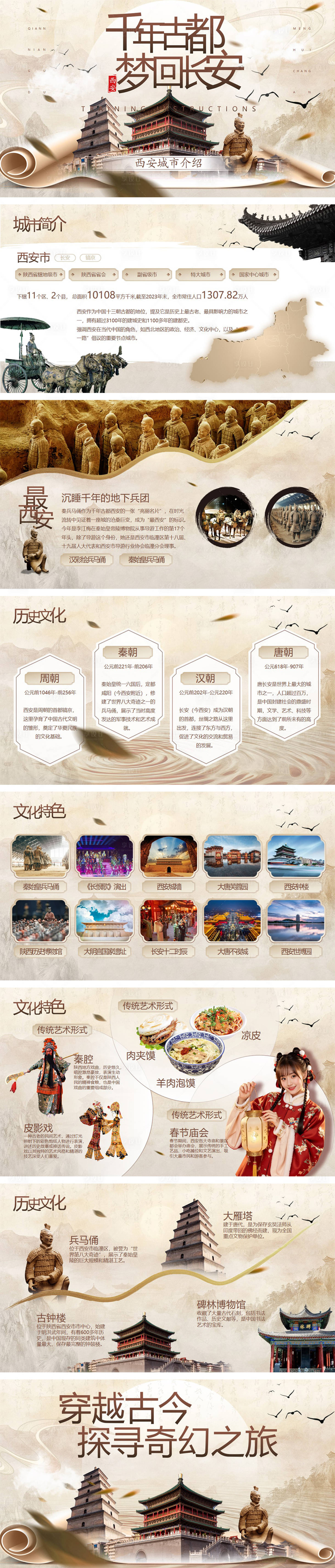 源文件下載【享設計】搜索編號：15950032966514723【西安文商旅城市推薦匯報PPT】