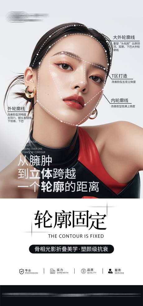 源文件下載【享設計】搜索編號：55300033106806877【輪廓固定、面部填充、醫美面部抗衰】