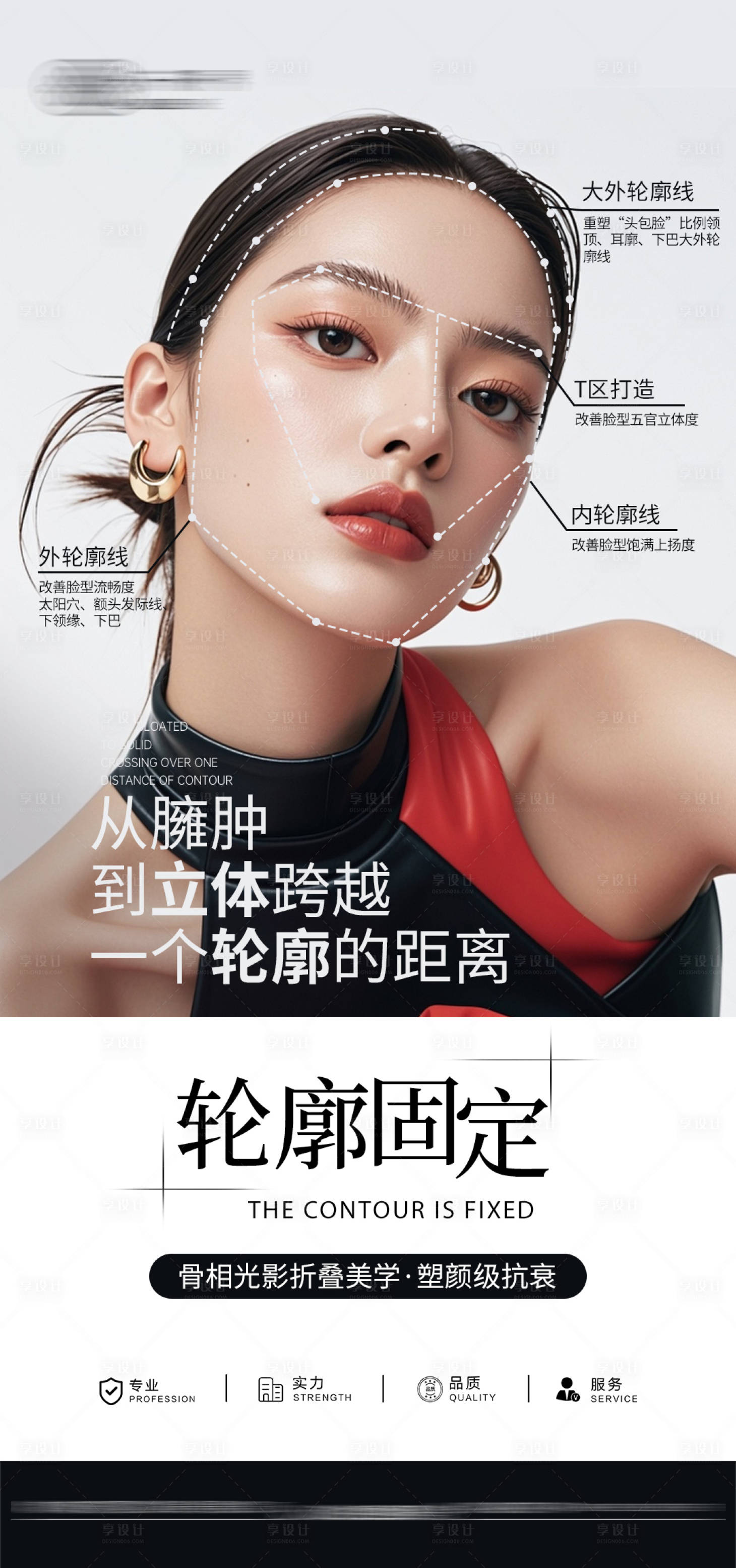 源文件下載【享設計】搜索編號：55300033106806877【輪廓固定、面部填充、醫美面部抗衰】