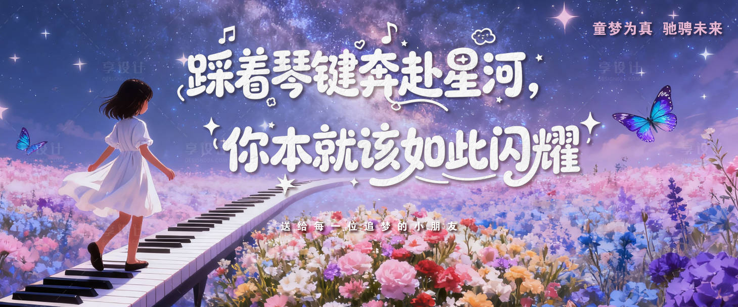 源文件下载【享设计】搜索编号：15820033262734846【儿童童梦活动背景板】