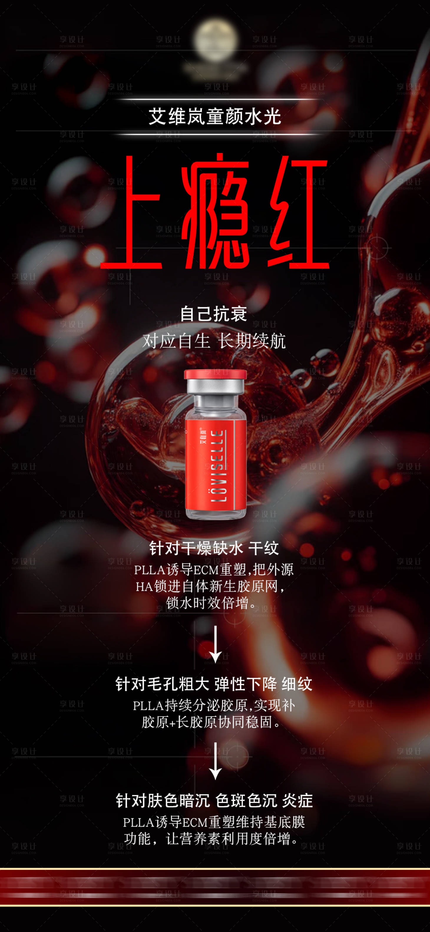 源文件下載【享設計】搜索編號：90210033075028092【醫美艾維嵐上癮紅海報】