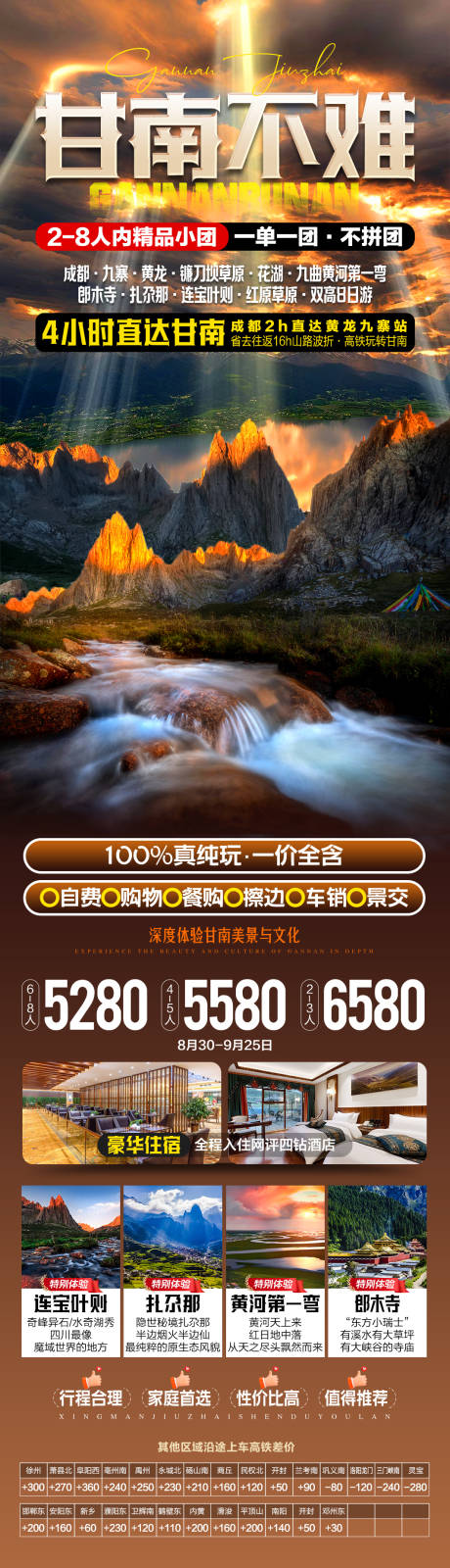 源文件下载【享设计】搜索编号：19670032869737845【甘南不难旅游长图】