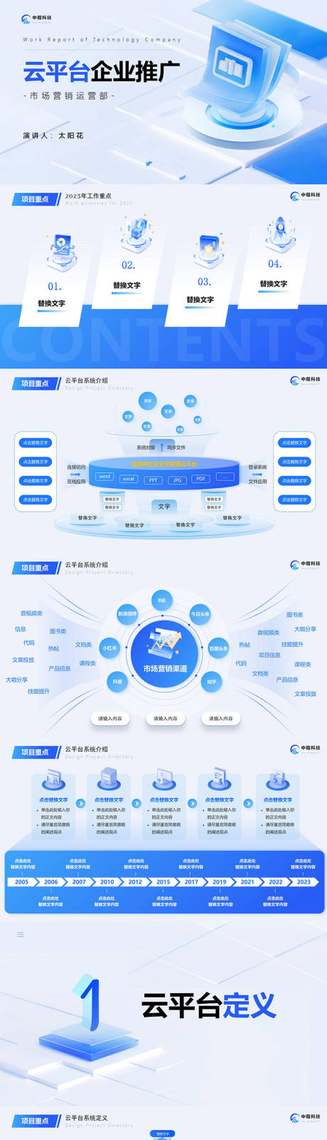 源文件下载【享设计】搜索编号：74020032868549229【企业云平台PPT模板】