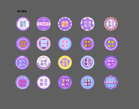 源文件下载【享设计】搜索编号：40930032884124237【能力贴纸】