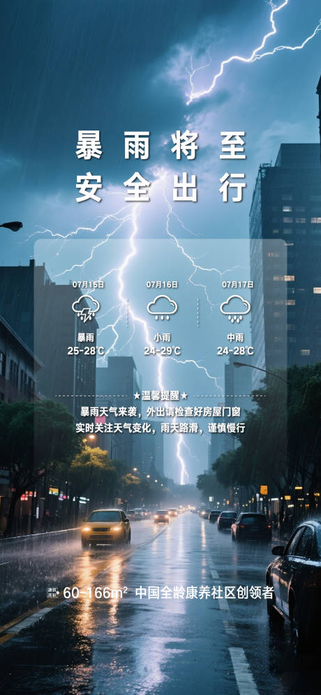 源文件下載【享設計】搜索編號：17500033003129781【暴雨預警微信】