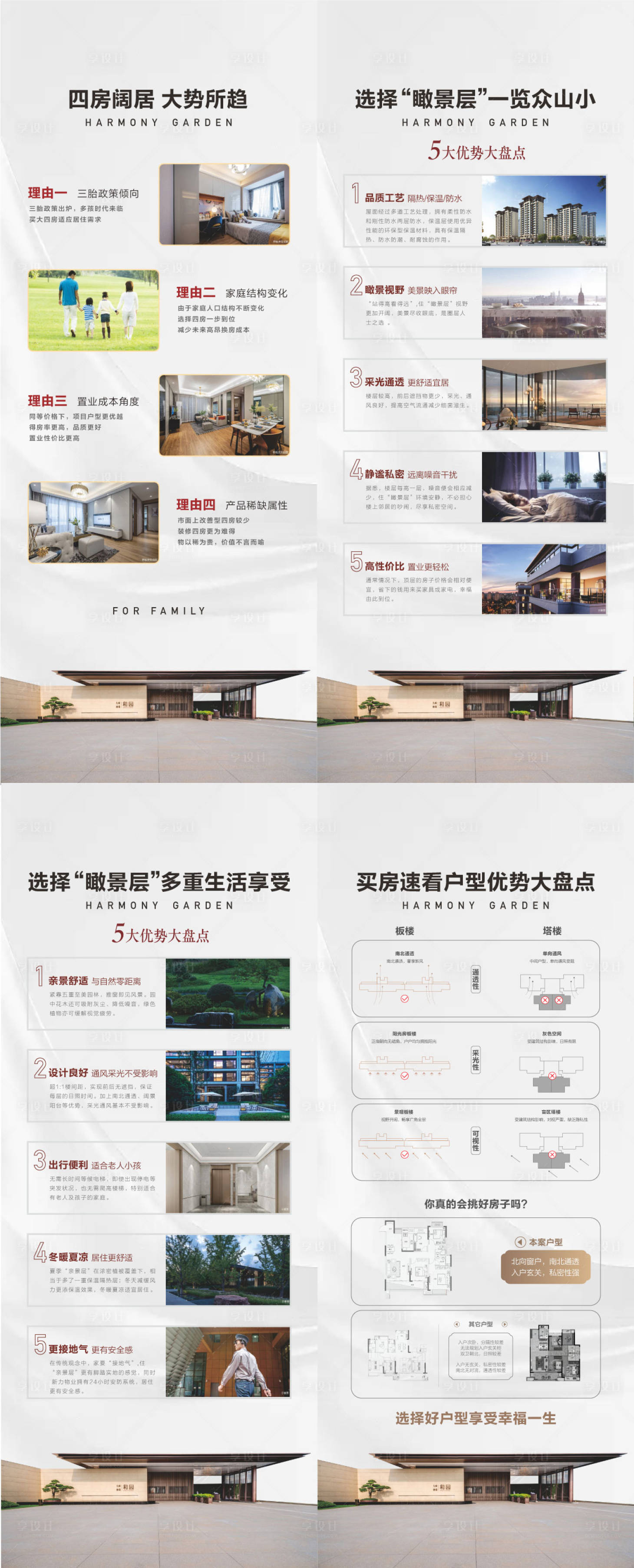 源文件下載【享設計】搜索編號：88320033109815159【四房闊居大勢所趨戶型優(yōu)勢大盤點易拉寶】