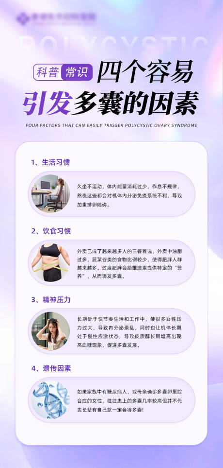源文件下載【享設計】搜索編號：50800033053375038【女性多囊】