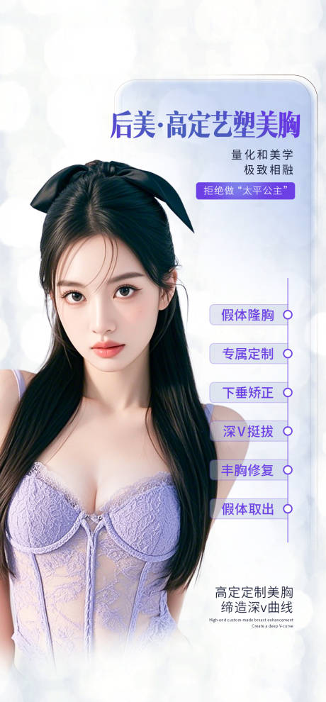 源文件下載【享設計】搜索編號：29910033014713109【醫美美胸海報】