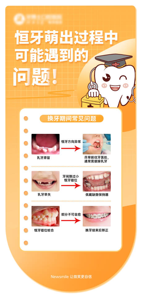 源文件下載【享設(shè)計】搜索編號：56680033071108709【恒牙萌出科普海報】