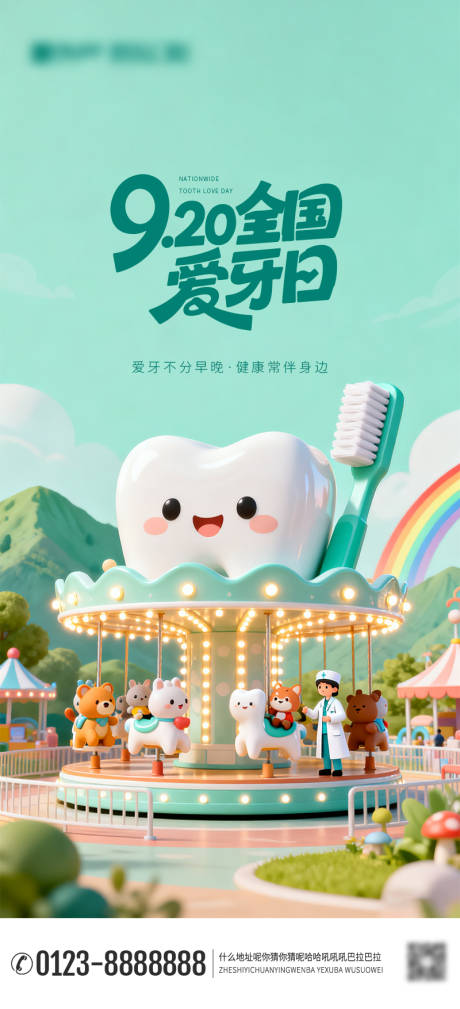 源文件下載【享設計】搜索編號：83580033172843130【920全國愛牙日 】