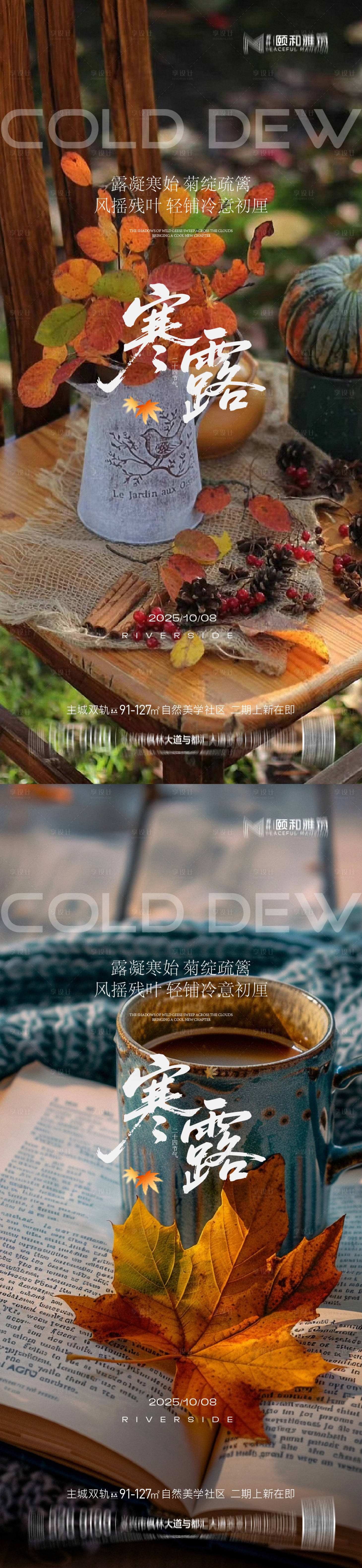 源文件下载【享设计】搜索编号：24280033311666678【寒露海报】