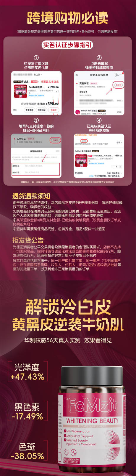 源文件下载【享设计】搜索编号：36320033174867021【白月光美白瓶详情页】