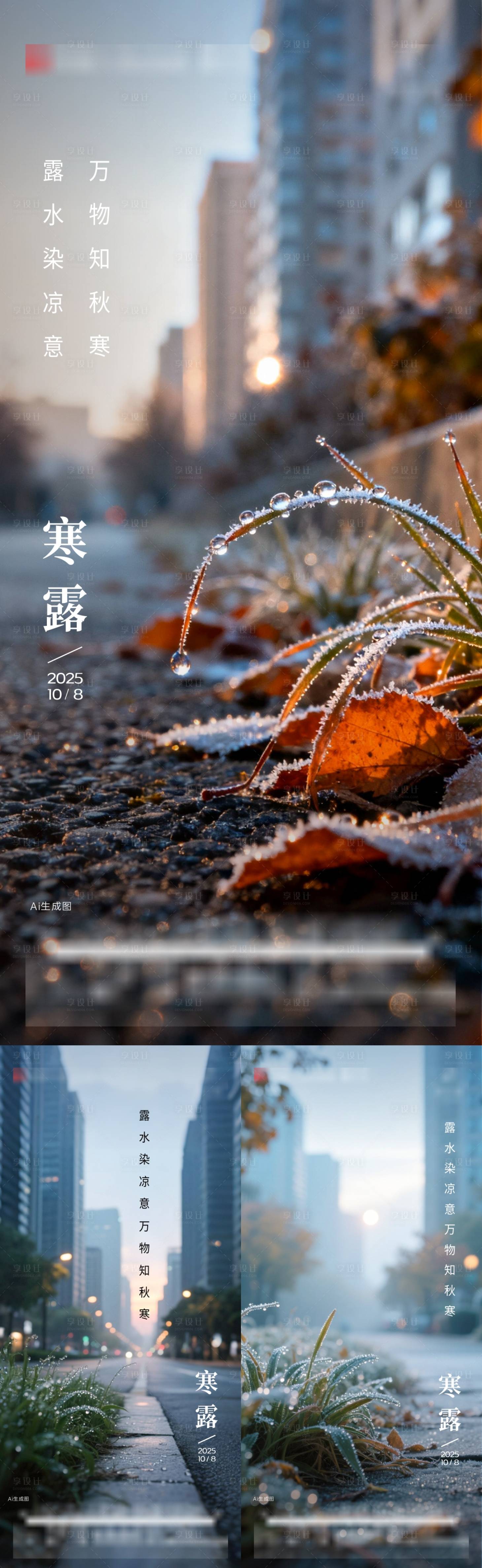 源文件下载【享设计】搜索编号：96320033245431150【寒露白露霜降立冬】