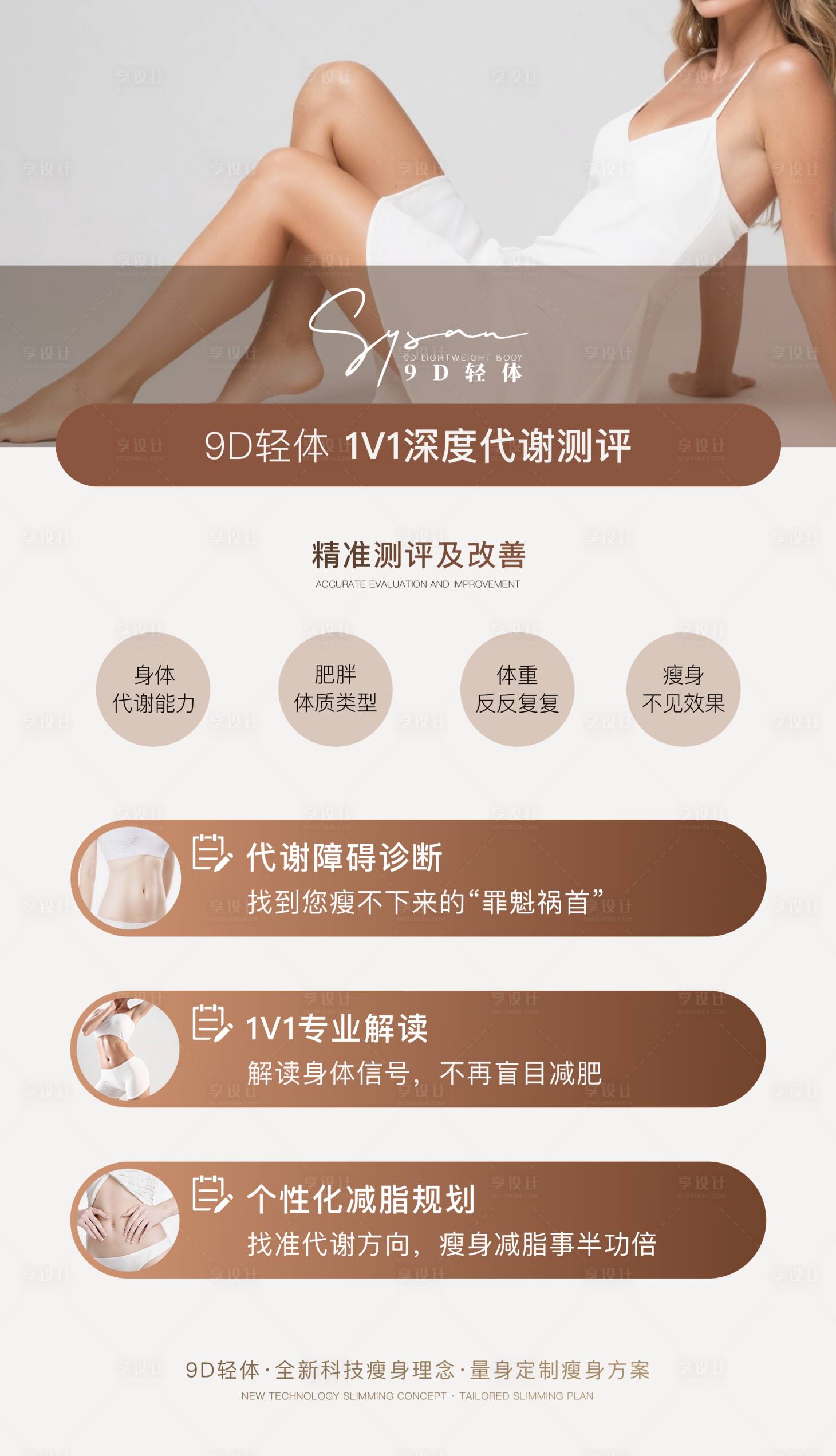 源文件下载【享设计】搜索编号：44370032847295743【医美瘦身宣传海报】