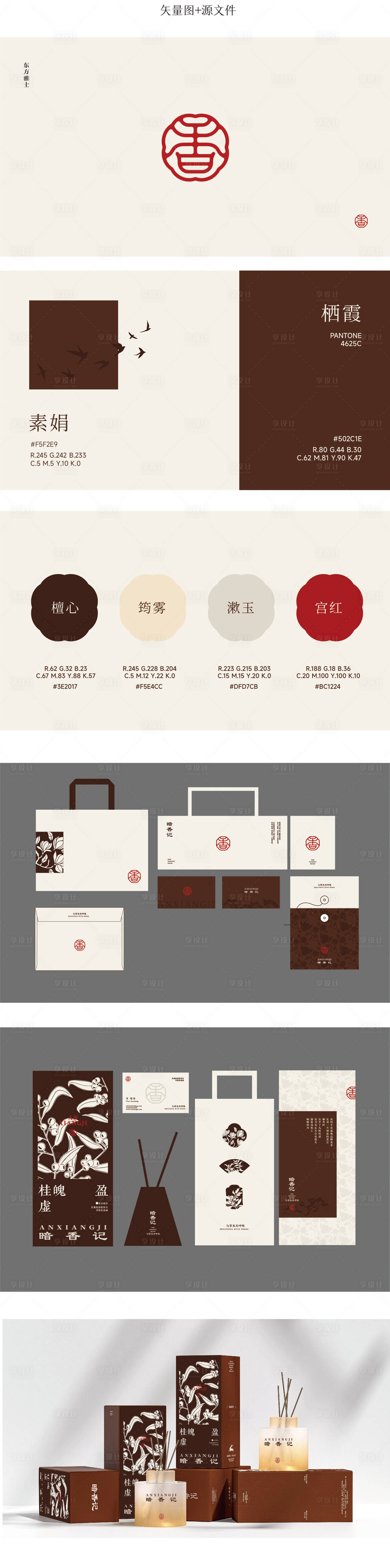 源文件下载【享设计】搜索编号：40340033148593340【中式品牌VIS设计】