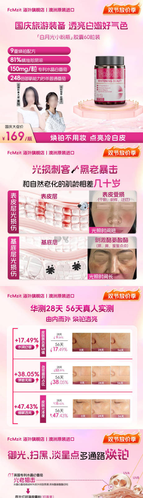 源文件下載【享設(shè)計】搜索編號：42000033234194215【白月光美白瓶主圖7張】