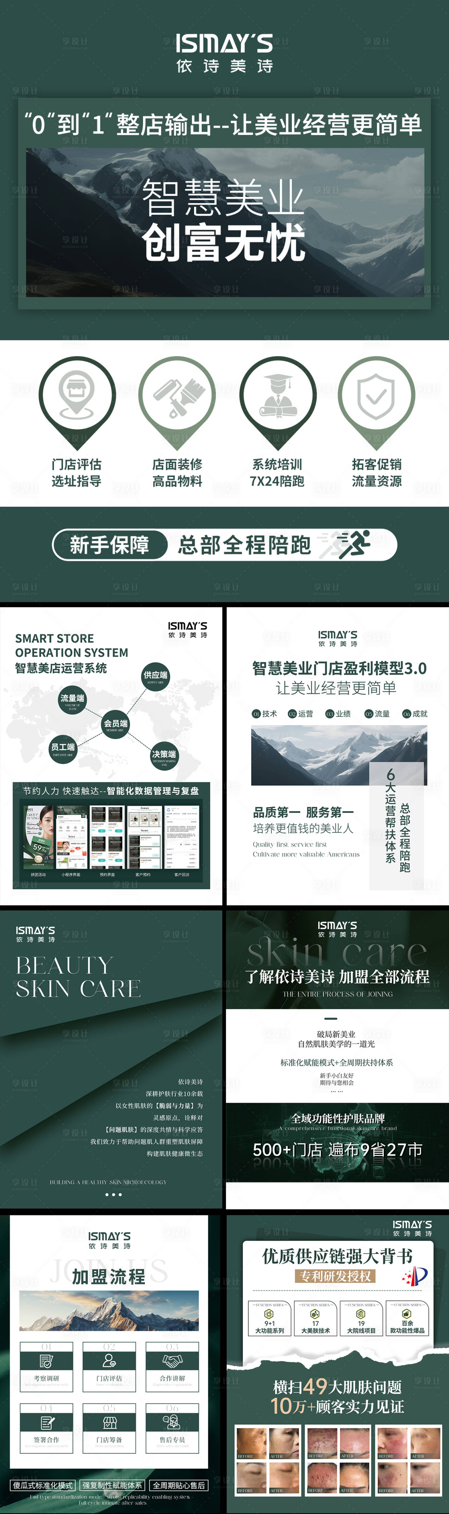 源文件下載【享設計】搜索編號：54920033112498660【美業(yè)加盟宣傳系列海報】