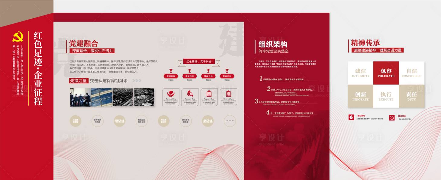 源文件下載【享設(shè)計】搜索編號：68280032980822510【企業(yè)文化墻 】