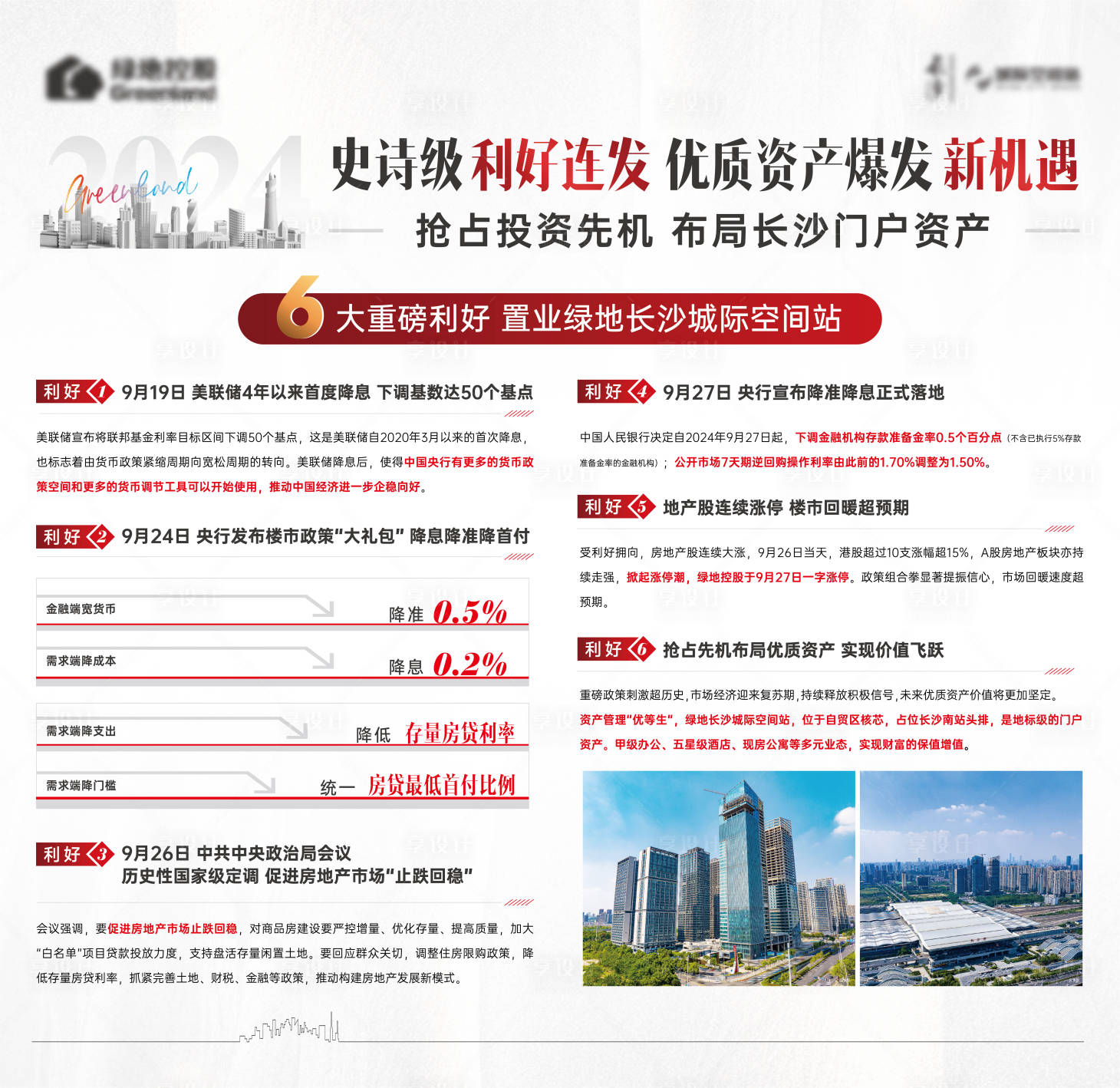 源文件下载【享设计】搜索编号：69590032908765918【地产政策利好广告展板】